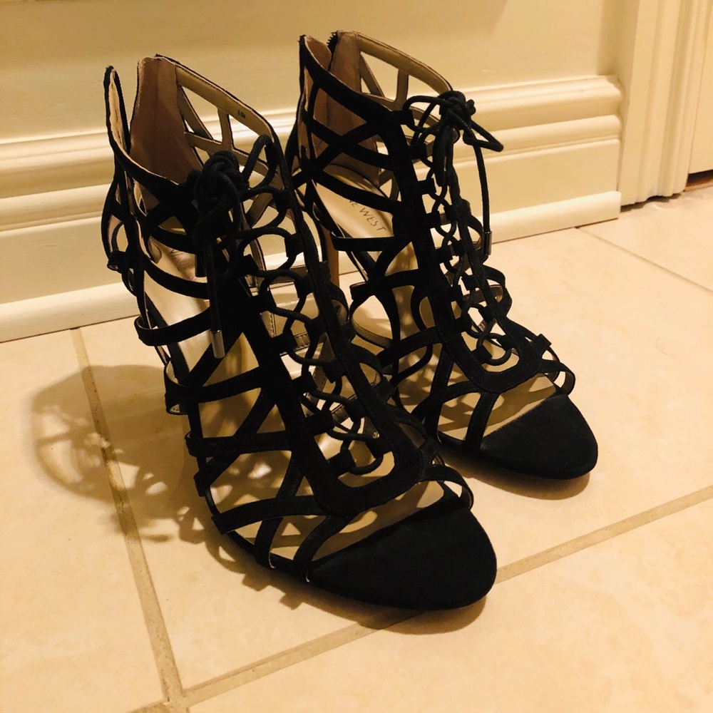 Nine West tie-up heel
